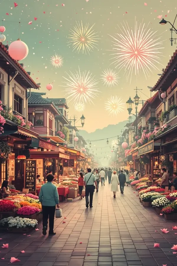 好看电影《丰收节的烟火》海报，节日特辑，2023年上映